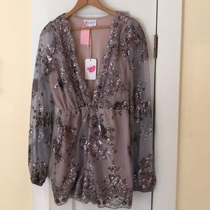 Sequin romper
